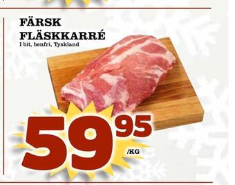 Matdax Färsk fläskkarré erbjuda