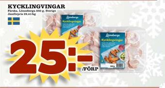 Matvärlden Tensta Kycklingvingar erbjuda