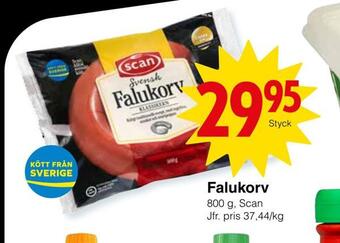 Matöppet Falukorv erbjuda