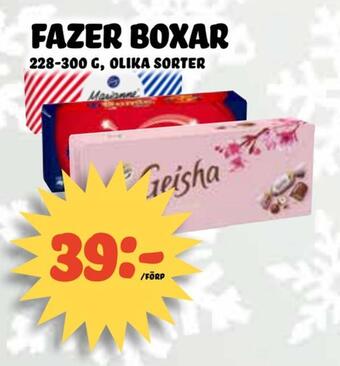 Nelins Fazer boxar erbjuda