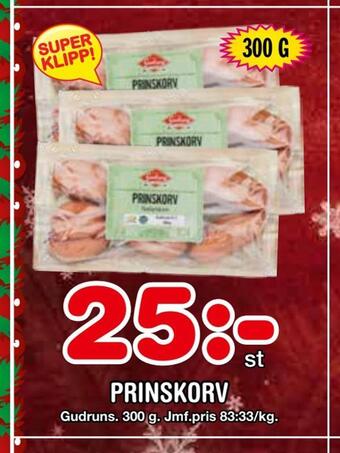 Nya Pulsen Prinskorv erbjuda