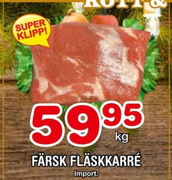 Nya Pulsen Färsk fläskkarré erbjuda