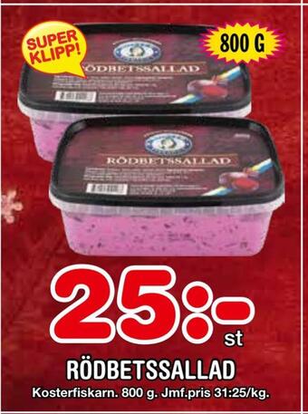 Nya Pulsen Rödbetssallad erbjuda