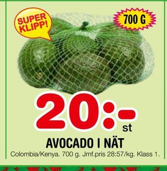 Nya Pulsen Avocado i nät erbjuda