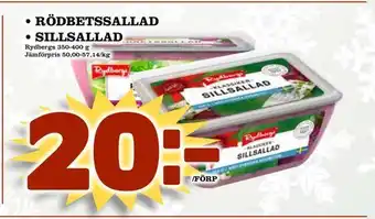 Nya Pulsen Rödbetssallad • sillsallad erbjuda