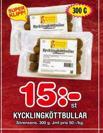 Nya Pulsen Kycklingköttbullar erbjuda