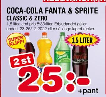Nya Pulsen Coca-cola fanta & sprite erbjuda