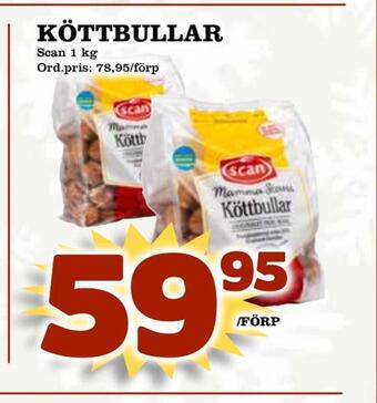 Supergrossen Köttbullar erbjuda