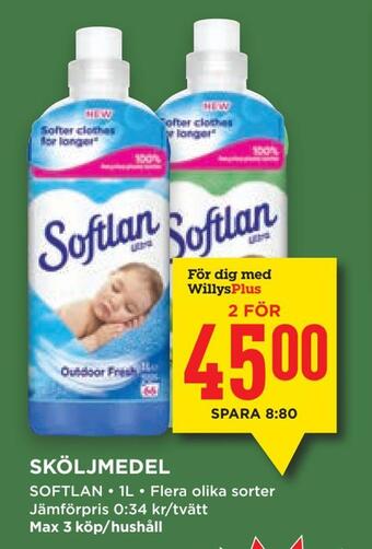 Willys Sköljmedel erbjuda
