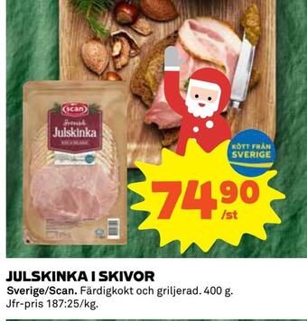Coop Julskinka i skivor erbjuda
