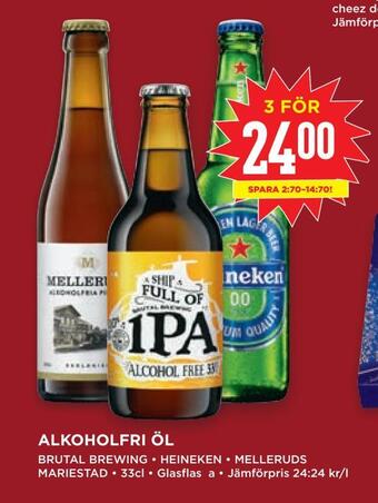 Willys Alkoholfri öl erbjuda