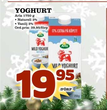 Supergrossen Yoghurt erbjuda