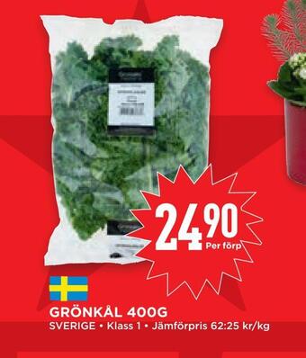 Willys Hemma Grönkål 400g erbjuda