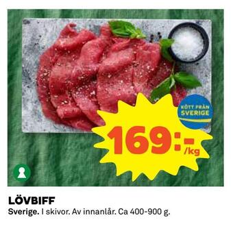 Coop Lövbiff erbjuda