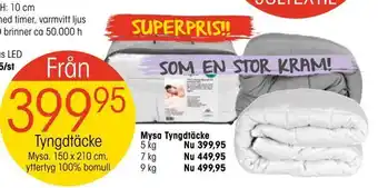 EKO Tyngdtäcke erbjuda