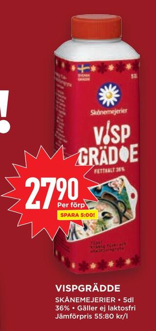 Willys Vispgrädde erbjuda