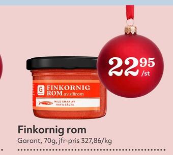 Hemköp Finkornig rom erbjuda