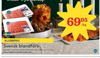 Hemköp Svensk blandfärs erbjuda