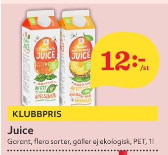 Hemköp Juice erbjuda
