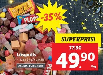 Lidl Lösgodis erbjuda