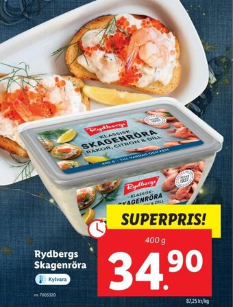 Lidl Rydbergs Skagenröra erbjuda
