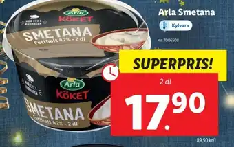 Lidl Arla Smetana erbjuda