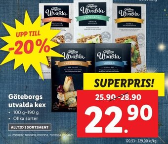 Göteborgs Utvalda Kex