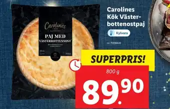 Lidl Carolines Kök Väster Bottenostpaj erbjuda