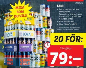 Lidl Läsk erbjuda