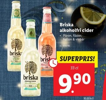 Lidl Briska Alkoholfri Cider erbjuda