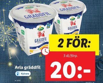 Lidl Arla Gräddfil erbjuda