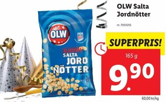 Lidl OLW Salta Jordnötter erbjuda
