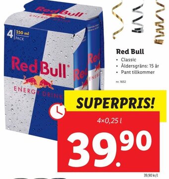 Lidl Red Bull erbjuda