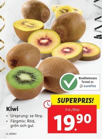 Lidl Kiwi erbjuda