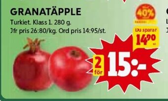 ICA Kvantum Granatäpple erbjuda