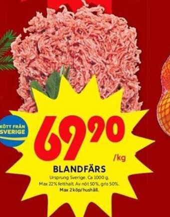 ICA Kvantum Blandfärs erbjuda