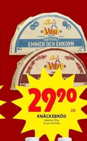 ICA Kvantum Knåckebröd erbjuda