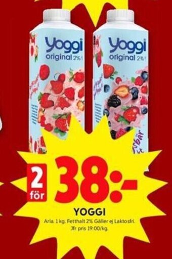 ICA Kvantum Yoggi erbjuda
