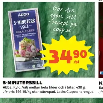 Coop Abba sill erbjuda
