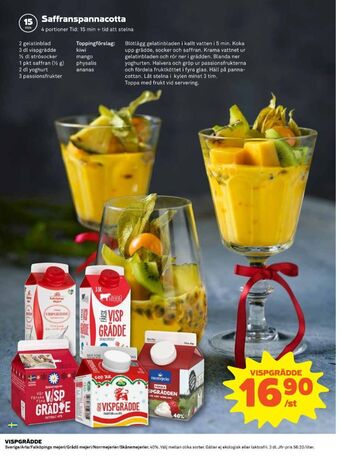 Coop Arla vispgrädde erbjuda