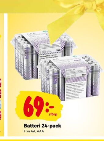 City Gross Fixa batterier erbjuda