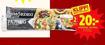 ICA Kvantum Ica smördeg erbjuda