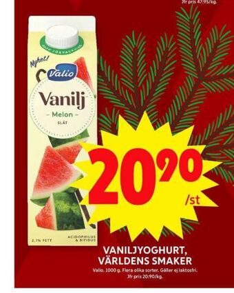 ICA Maxi Valio yoghurt erbjuda