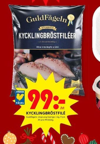 ICA Kvantum Guldfågeln kycklingbröstfilé erbjuda