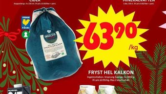 ICA Maxi Ingelsta kalkon erbjuda