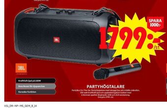 ICA Maxi Jbl högtalare erbjuda