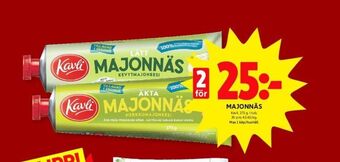 ICA Kvantum Kavli majonnäs erbjuda