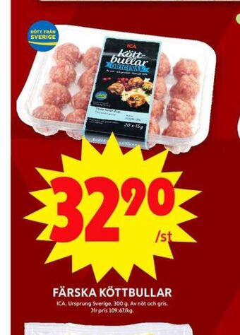 ICA Maxi Ica köttbullar erbjuda