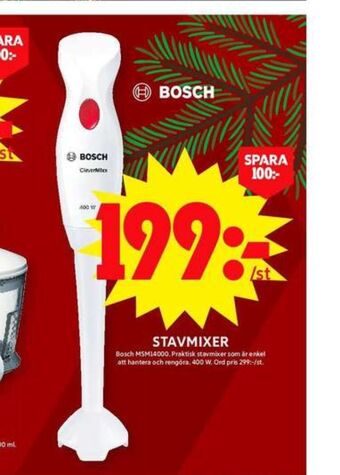 ICA Maxi Bosch stavmixer erbjuda