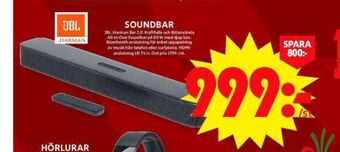 ICA Maxi Jbl soundbar erbjuda